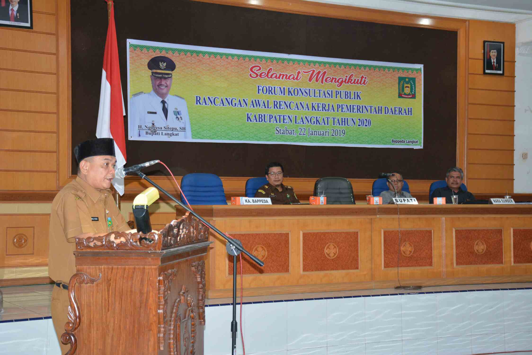Forum Konsultasi Publik Rancangan Awal Rkpd Tahun 2020 Dibuka Pemerintah Kabupaten Langkat